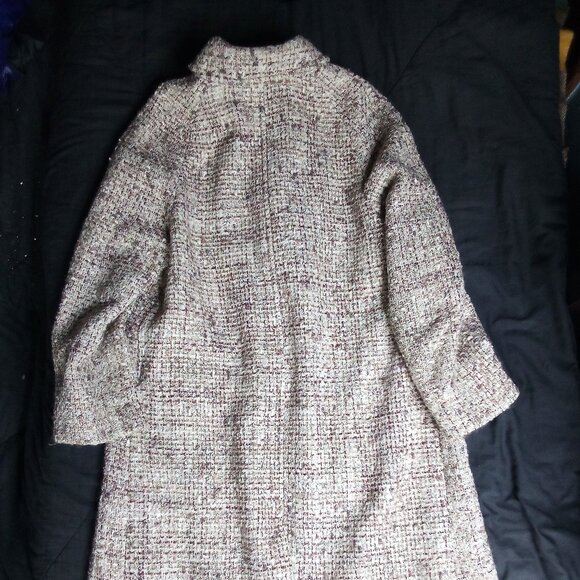 Vintage 60s Gala Forest Wool Overcoat Pea Coat - Picture 7 of 8